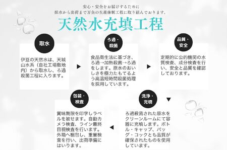 伊豆天城の天然水【ラベルレス】500ml×24本×2ケース ミネラルウォーター 　（天然水 富士山 水 天城 水 ペットボトル 日用品 防災  森林天然水 プレミアム天然水 弱アルカリ天然水 軟水天然