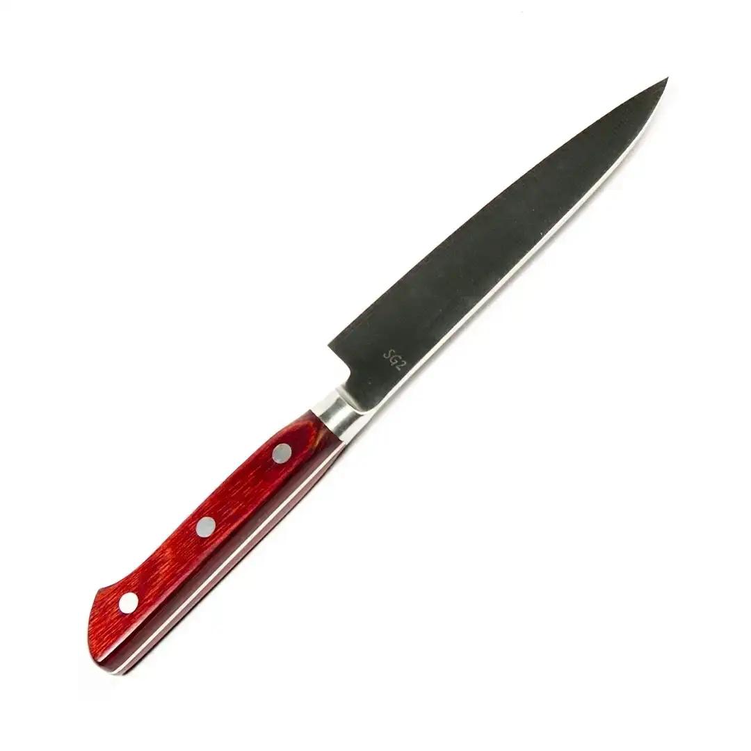[成水] 粉末ハイス鋼割込 ペティナイフ 刃部12cm スーパーゴールド2 キッチンツール 調理器具 料理包丁 【032S028】