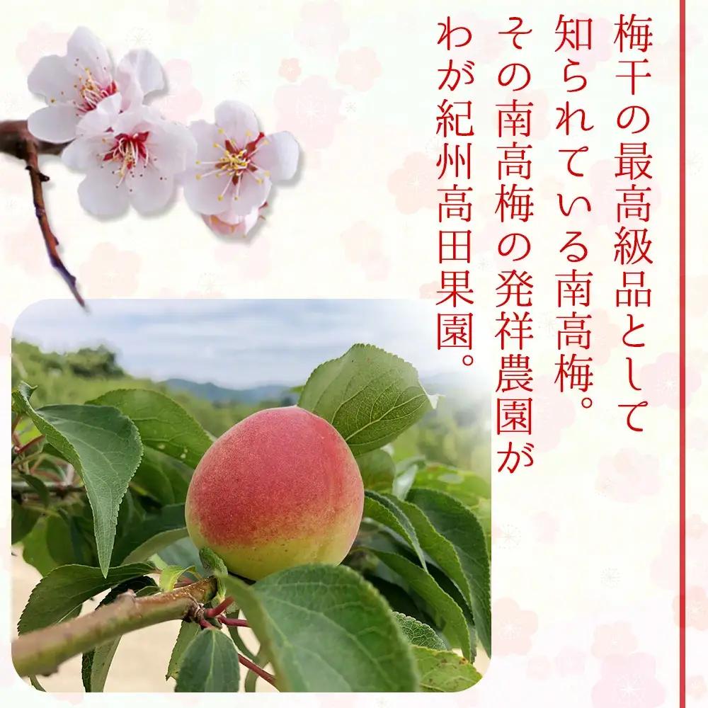 有機JAS認証　高田の梅「昔ながらのしそ梅干」塩分約18％（400ｇ）　tkdkaen001A【tkdkaen001A】