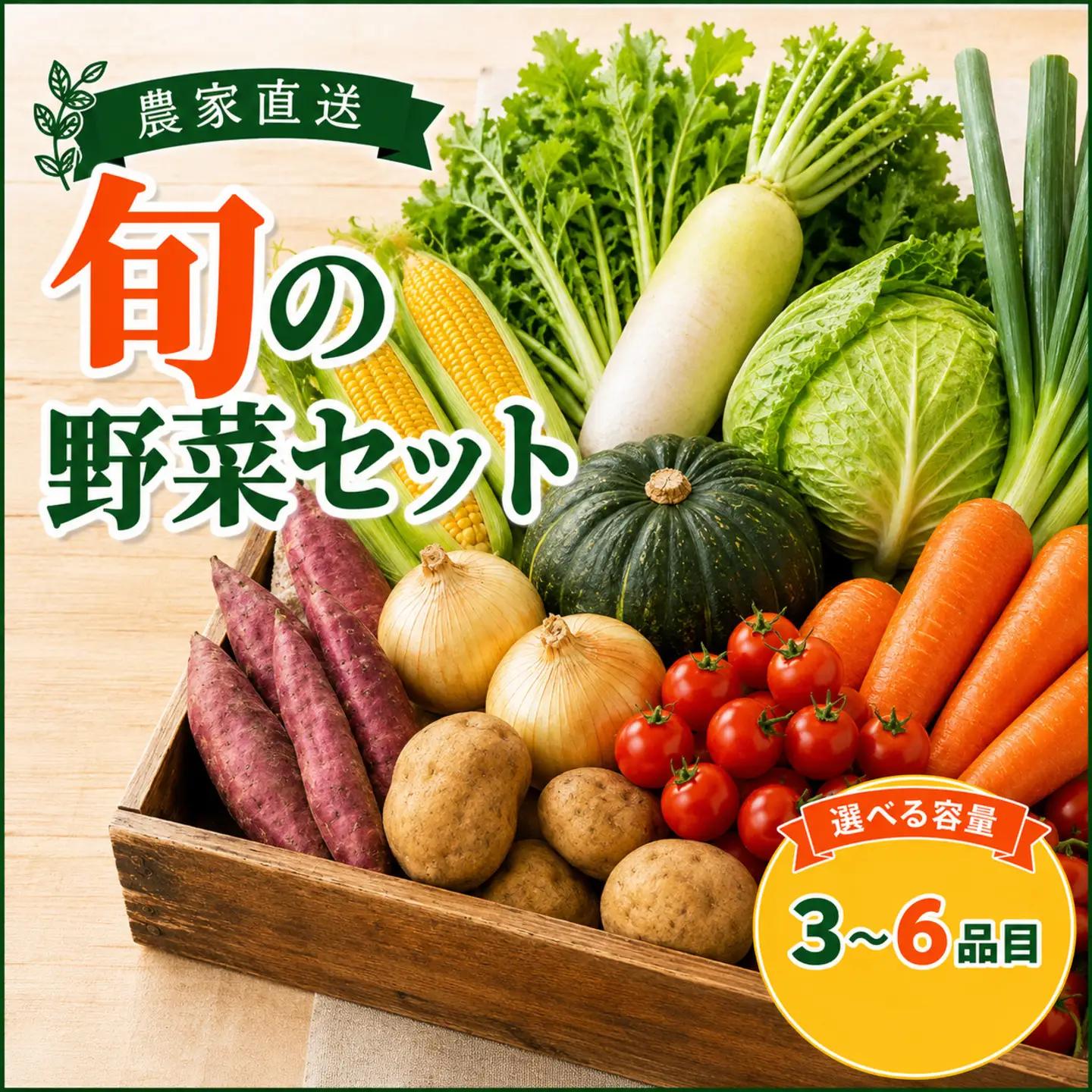 野菜セット 旬野菜 3～6品目