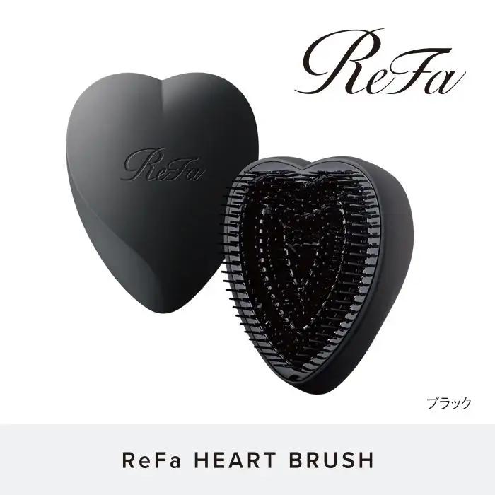 【マットブラック】ReFa HEART BRUSH 美容 リファ ハートブラシ ヘアケア 人気 ブラシ