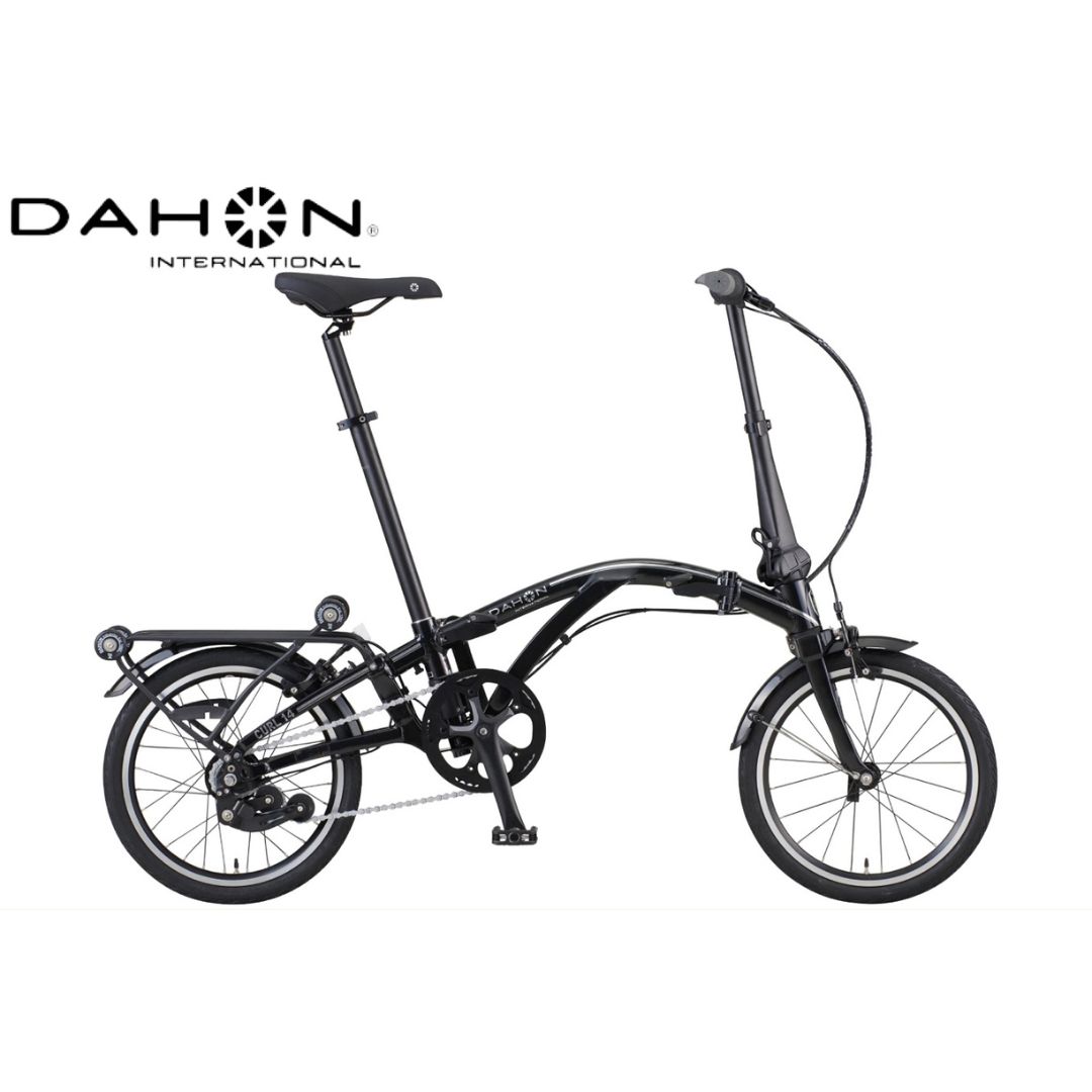 40年の歴史をもつ米国ダホン社の高性能折り畳み自転車 DAHON International　Curl i4 ブラックパール