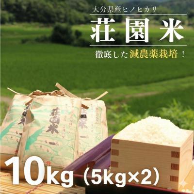 ふるさと納税 豊後高田市 荘園米 10kg【精米済】(5kg×2袋) 米 お米 精米 ひのひかり ヒノヒカリ