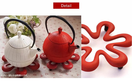 南部鉄器 トリベット六花 RIKKA（カパーブラック）