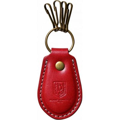 ふるさと納税 長浜市 本革ドロップ型キーホルダー【ルージュ(赤色)】