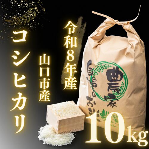 D569【ふるさと納税】 農家直送！山口市産 新米 「コシヒカリ」精米10kg