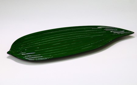 干菓子盆 笹グリーン 高岡漆器 おぼん トレー 木製 民芸品 工芸品 食器 雑貨 日用品 皿  FAD-0018