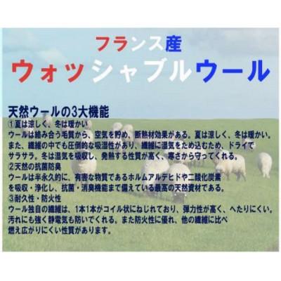 ふるさと納税 米原市 「ウォッシャブルウールベッドパット」ダブル |  | 02
