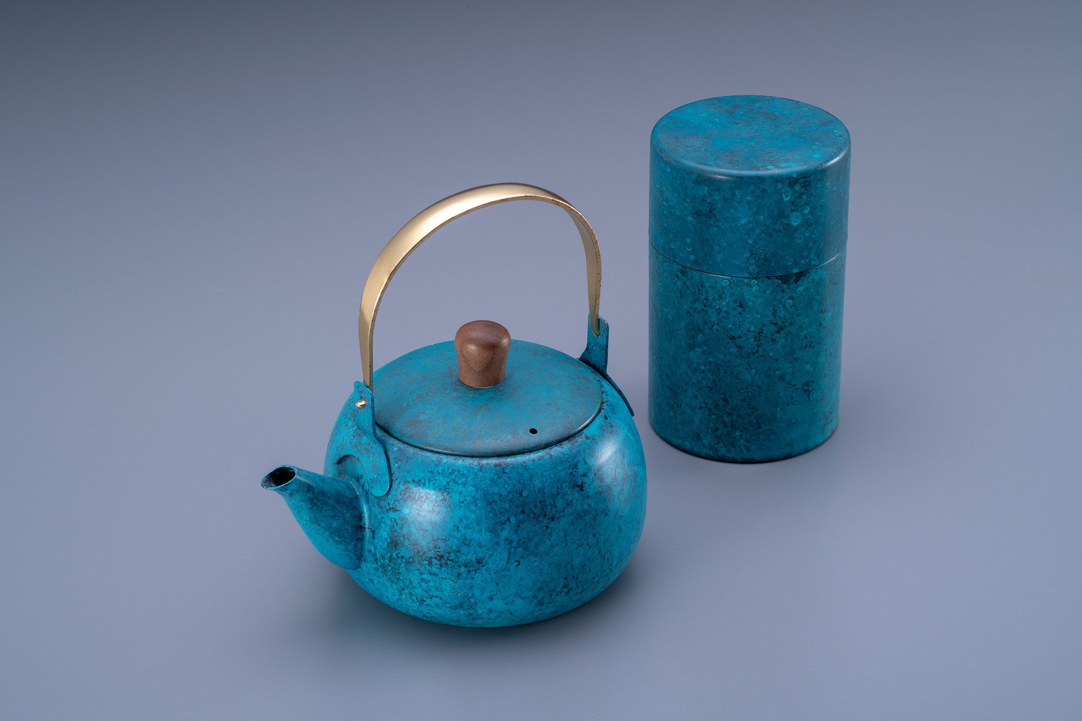 
                  折燕ORI-EN 急須・茶筒(L)セット BLUE FC208001
                