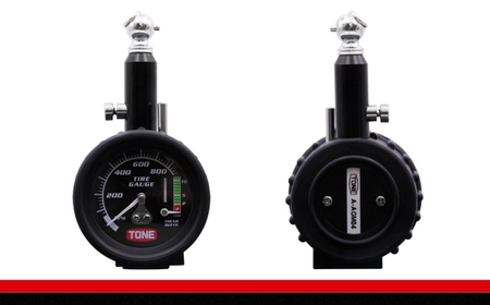 TONE トネ エアゲージ（タイヤ溝測定機能付）( A-AGM04 ) 15001-40001380