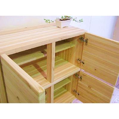 ふるさと納税 大川市 nade4masuキャビネット80/国産燻煙杉/大川家具 |  | 01