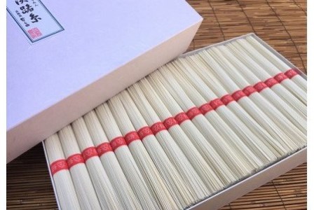 淡路島手延そうめん　淡路糸　4kg　紙箱入り