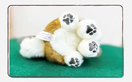 ＜よちよちあきた＞秋田犬赤毛ぬいぐるみ　座り　Ｓサイズ　【45P7313】【秋田犬保存会】