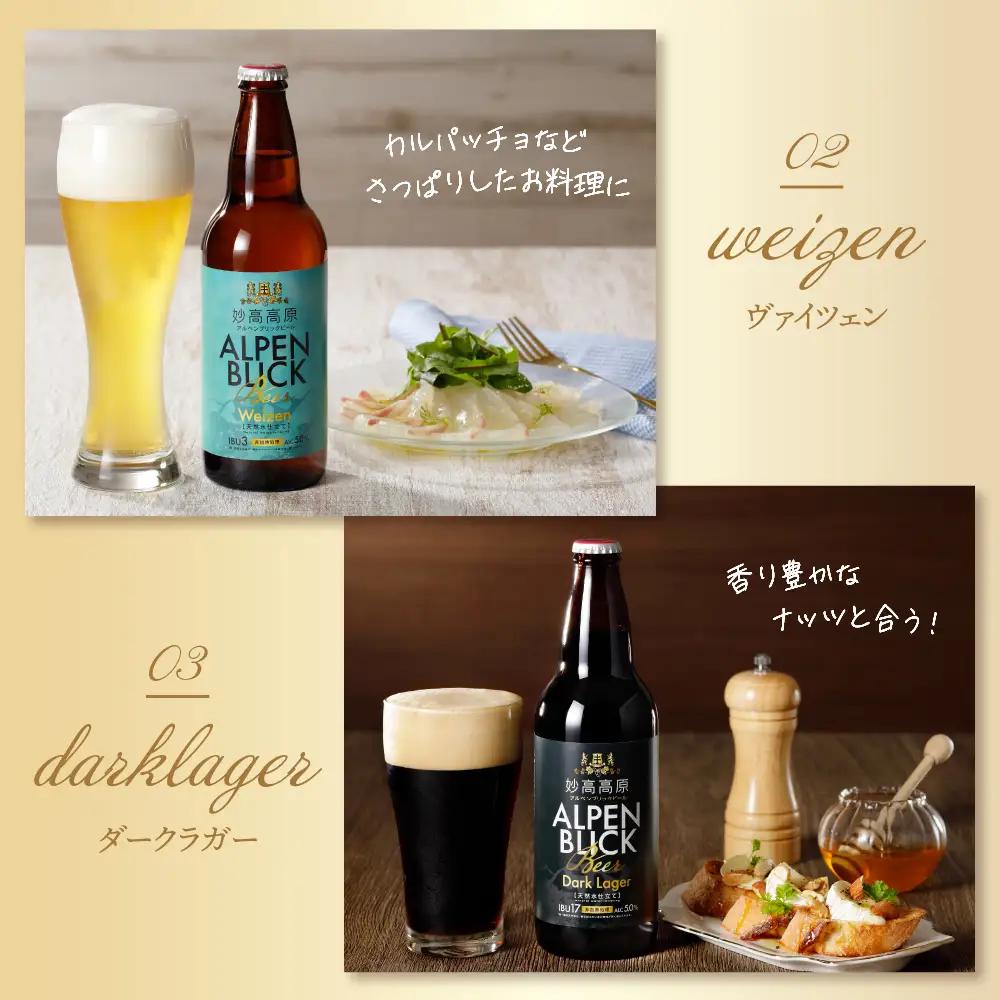 世界五大ビール審査会でトリプル受賞！妙高高原クラフトビール３種セット