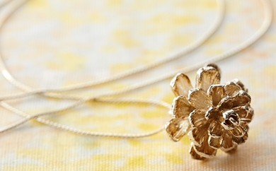 奇跡の一本松ぼっくりシルバーペンダント 1個 [ シルバー アクセサリー ペンダント 銀 手作り ] RT094