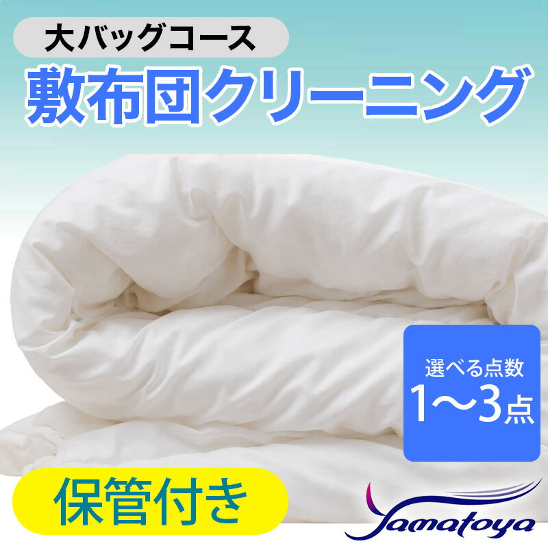 【ふるさと納税】敷布団クリーニング (1〜3点パック) 保管付き 大バッグコース 1〜3点 保管付き 丁寧 丸洗い セミダブル 敷き布団 寝具 こたつ 丸洗い クリーニング シーツ 高品質ヤマトヤクリーニング 糸魚川 帰省 年末年始 実家 寝具 布団クリーニング