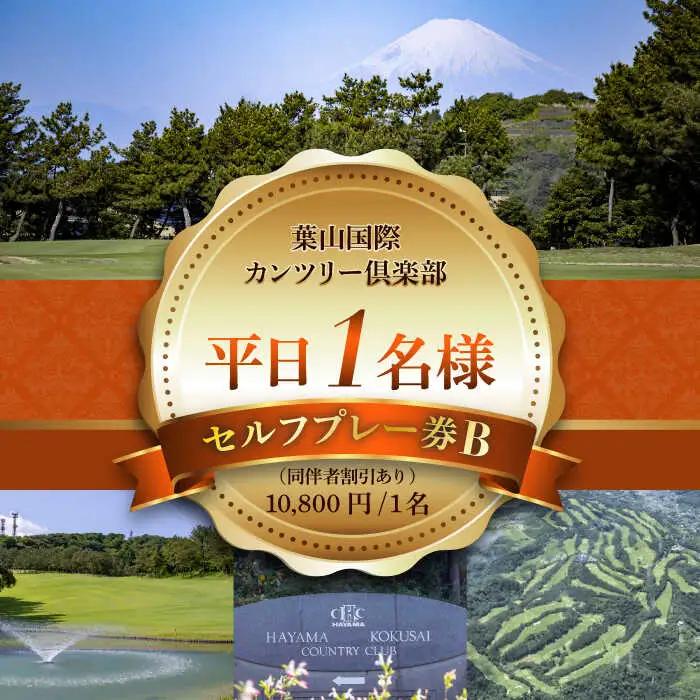 ゴルフセルフプレー券B 平日1名様(同伴者割引あり) ゴルフ[ASAR004]