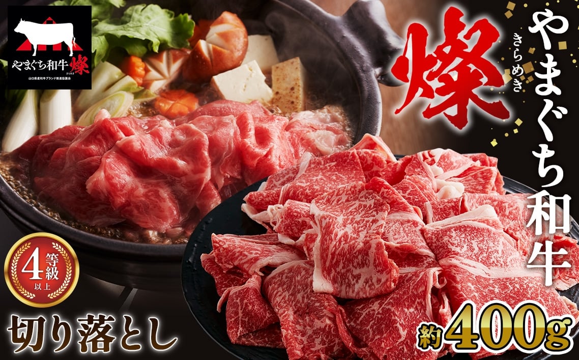 
            やまぐち和牛燦 切り落とし 400g（下松市） ／ 国産 牛肉 切り落とし 国産牛 肉 和牛 ブランド牛 No.212
          
