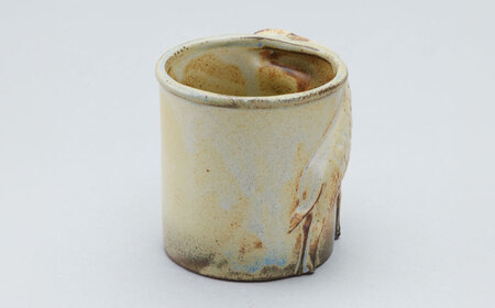 かしわ窯　動物マグカップ　キリン【1541751】