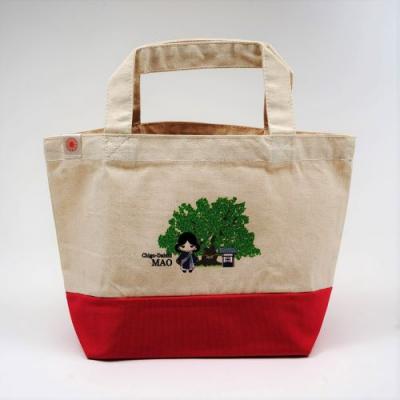 ふるさと納税 善通寺市 総本山善通寺オリジナルMAOトートバッグ　(2)ピンク×ナチュラル 　※MAOマスコット付き |  | 01