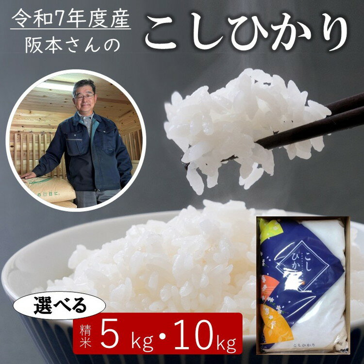 【ふるさと納税】【選べる内容量】コシヒカリ 精米 5kg～10kg 令和7年産 ｜ 久万高原町 米 新米 お米 こめ コメ 愛媛 ※離島への配送不可 ※2025年9月下旬頃より順次発送予定