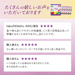 【2ヵ月連続お届け・計96ロール】エリエール 北海道 キッチンタオル 50カット4R 12パック パルプ100% 吸収 キッチンペーパー まとめ買い 防災 常備品 備蓄品 消耗品 日用品 生活必需品 