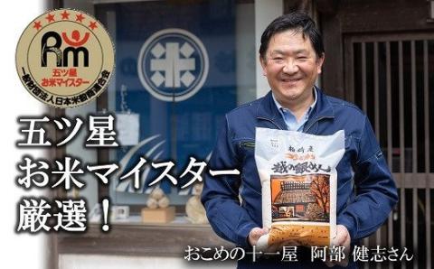 令和7年産米【五ツ星お米マイスター厳選・3ヶ月定期便】新之助 無洗米 10kg（5kg×2袋）×3回（計 30kg）[Y0266]