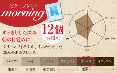 【全12回定期便】 ドリップバッグセット 12個 ＜スペシャルティコーヒー＞ 【イヌイットコーヒーロースター】[ASAB012]