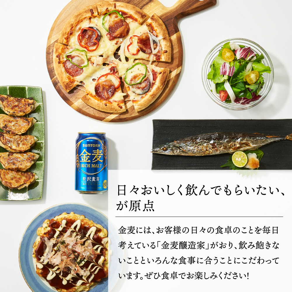 【12ヵ月定期便】サントリー 金麦 350ml×24本 12ヶ月コース(計12箱) ch016-008-4rr_イメージ3