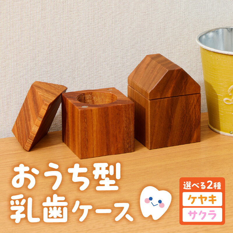 【ふるさと納税】おうち型 乳歯ケース 木製 乳歯入れ Teeth House 成長記念 子ども用 メモリアルグッズ 出産祝い 入学祝い ナチュラルデザイン ハンドメイド インテリア雑貨 小牧市 送料無料