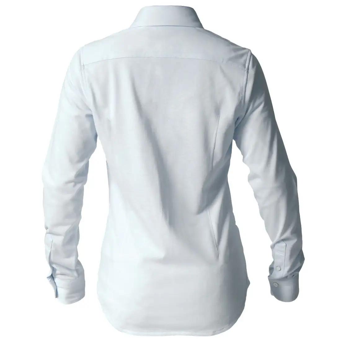 DJS-002 decollouomo メンズドレスシャツ長袖（生地／コンコルド）サックスブルー／Sサイズ