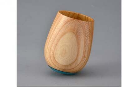 [高岡銅器]Cup SHIRO TILT KISEN（カップ シロ チルト キセン） 雑貨 日用品 木製カップ ワインカップ  FAD-0404
