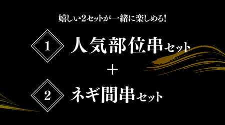 【３ヶ月定期便】宮崎県産若鶏やきとり人気部位串セット＆ネギまセット計51本 国産 鶏肉 九州産 小分け