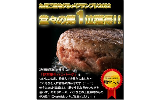 伊万里牛ハンバーグ 5個 卵・牛乳不使用 J217