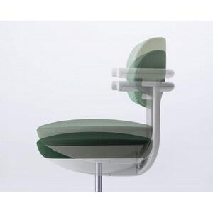 Mpb3_コクヨチェアー　パロ(オパールグリーン・ベージュ）カーペット用（Wキャスター）　／在宅ワーク・テレワークにお勧めの椅子