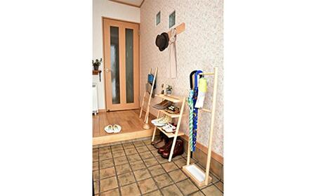 旭川家具　コサイン　ウォールフック　メープル 【 旭川家具 北海道 旭川市 木製 家具 選べる樹種 壁掛け フック コート掛け 帽子掛け 手作り フック4個 浮かせる収納 シンプル ナチュラル 手作り