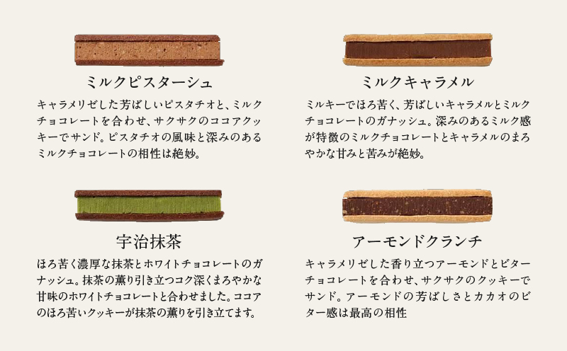 チョコレート専門店「MAGIE DU CHOCOLAT」マジドカカオ8個入り【チョコレートサンド 濃厚 スイーツ デザート ご褒美 ギフト 贈り物 絶品 洋菓子 人気 予約 チョコ カカオ 大人 子供