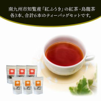 ふるさと納税 南九州市 【けやき製茶】紅ふうき 紅茶・烏龍茶ティーバッグ6本セット |  | 01