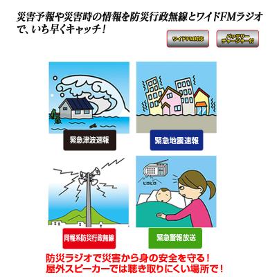 ふるさと納税 焼津市 FC-W119RDWHW 防災ラジオ(a14-085) |  | 01