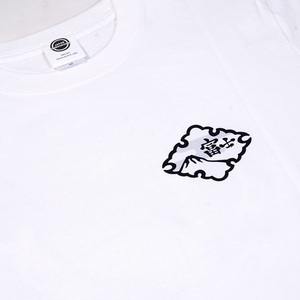 0014-74-06 富士宮市 マンホールTシャツ 波 (白) : Sサイズ