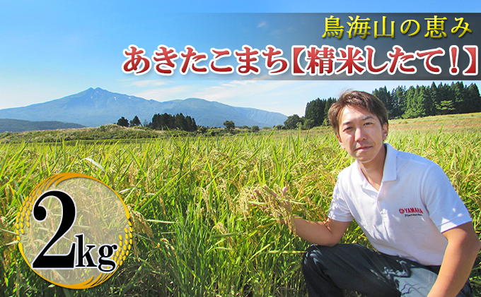 新米 米 お米 鳥海山の恵み！秋田県産 あきたこまち ひの米 2kg（精米） ご飯 白米 主食 ライス 釜ヶ台 国産 おにぎり お弁当 