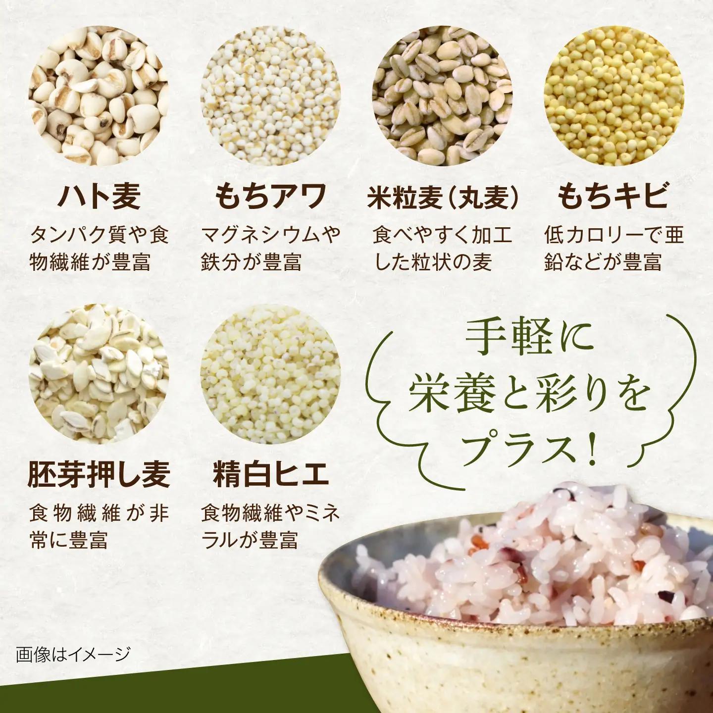 全5回 定期便 （月1回） 雑穀米 健康 ごはんの お米 セット 二丈赤米産直センター [ABB020]