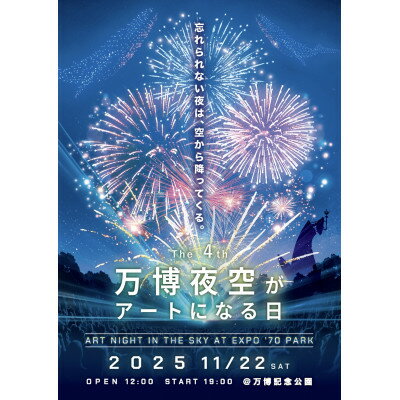 【ふるさと納税】第4回万博夜空がアートになる日 花火鑑賞チケット パノラマシート大人1名(大阪北摂エリア共通返礼品)【1673249】