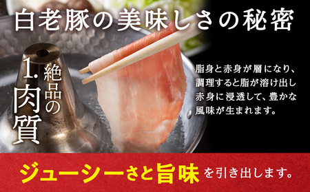 【定期便 3カ月】北海道産 白老豚 モモ スライス 400g×６パック BV061