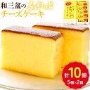 【ふるさと納税】 チーズケーキ 和三盆のふわっとチーズケーキ 計10個入り (5個×2箱) 有限会社日乃出本店《30日以内に出荷予定(土日祝除く)》| ふるさと納税 スイーツ ケーキ チーズケーキ 洋菓子 和菓子 徳島県 和三盆 お取り寄せスイーツ 送料無料