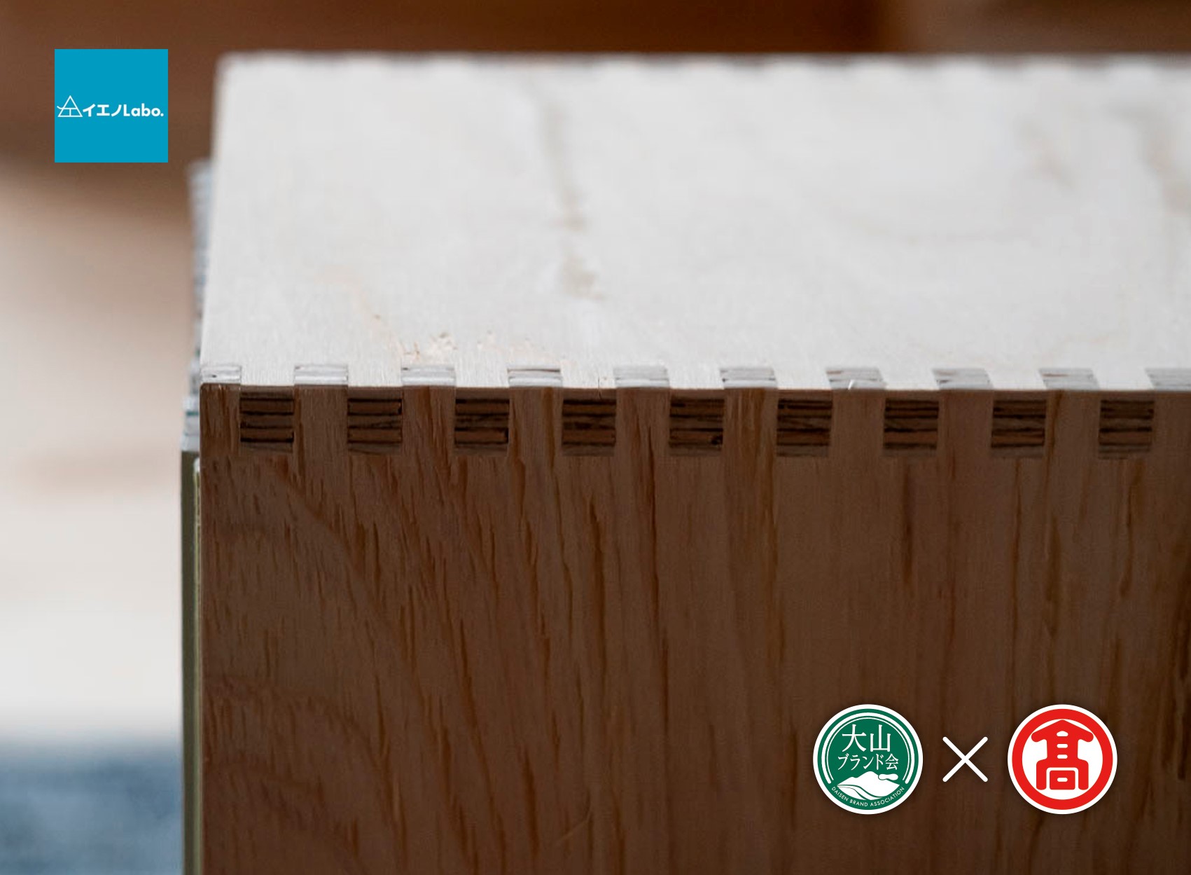 ＜イエノLabo.＞オリジナルシェルフ スタッキング3（大山ブランド会）インテリア 収納 本棚 ひのき 木箱 日本製 54-DH2 0904