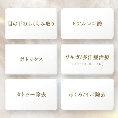ふるさと納税 名古屋市 美容医療 脱毛・美肌 選べる!施術10万円分 / まゆりなclinic名古屋栄 |  | 02