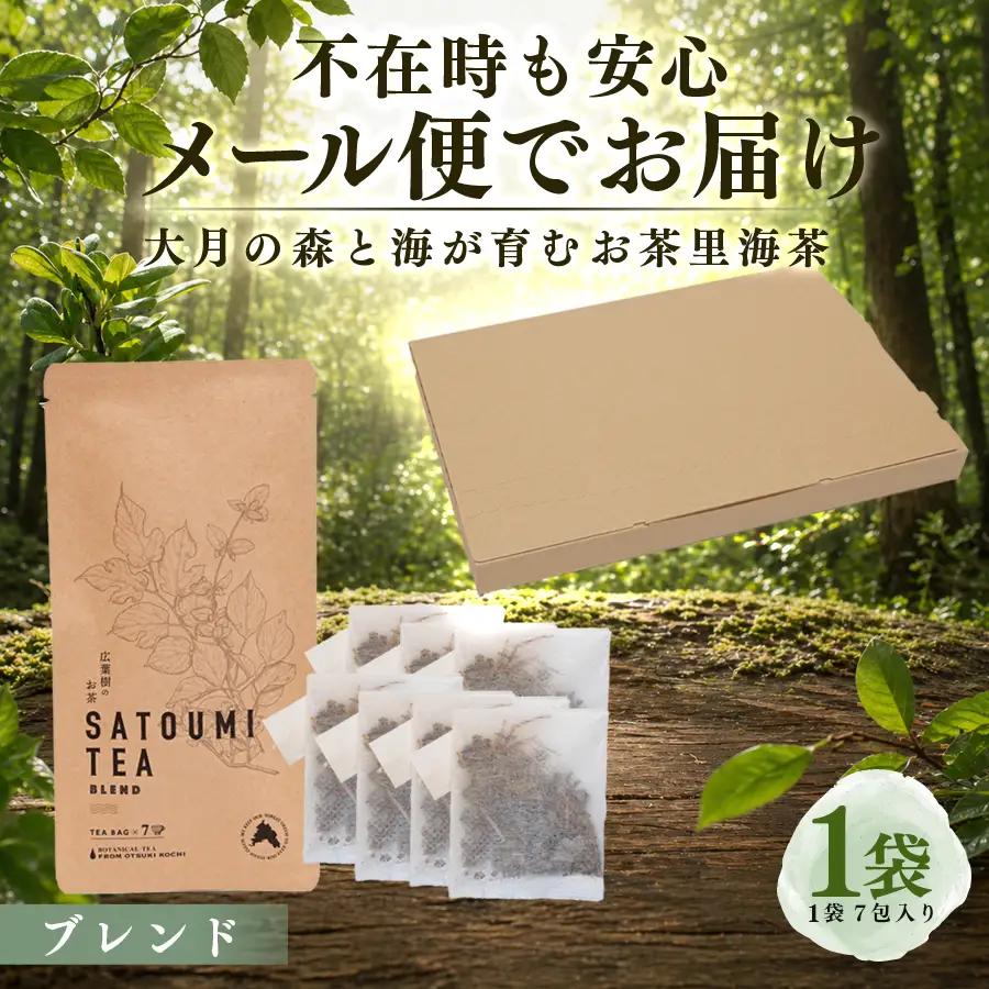 広葉樹のお茶 里海茶 ブレンド 1袋 7パック入り カフェインフリー 自然栽培 野草茶 高知県 大月町