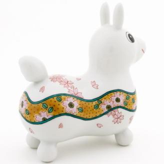 【ＲＯＤＹ×九谷焼】置物ＲＯＤＹ「吉田屋桜文」