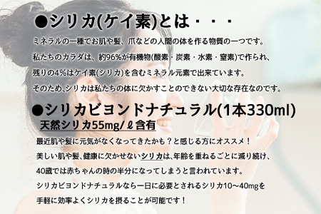 シリカビヨンドナチュラルラベルレス330ml×30本入 ルーシッド株式会社 《90日以内に出荷予定(土日祝除く)》 熊本県南阿蘇村 天然水 ラベルレス